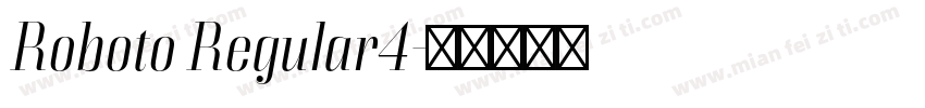 Roboto Regular4字体转换